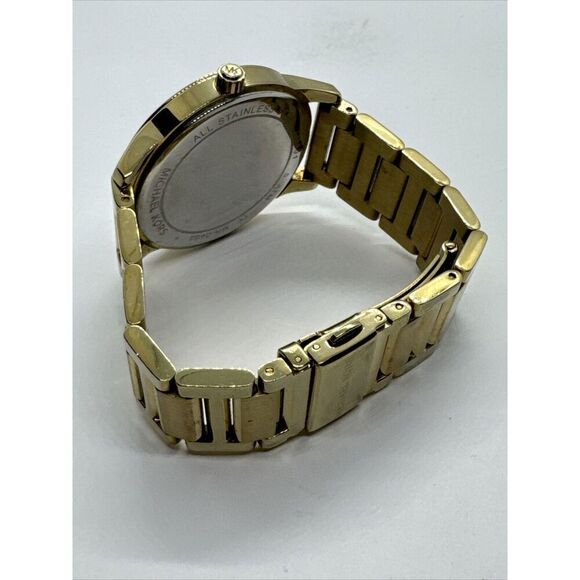 Michael Kors Hartman MK3490 Women Gold Stainless Steel Analog Dial Watch JNA799